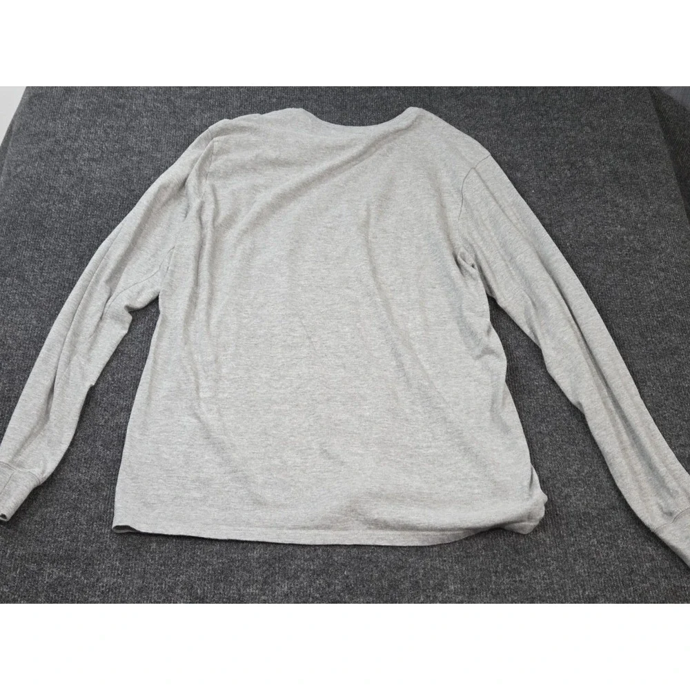 Nike Men Large Grey Long Sleeve Shirt USA Swimming Central Zone 2020 Graphic